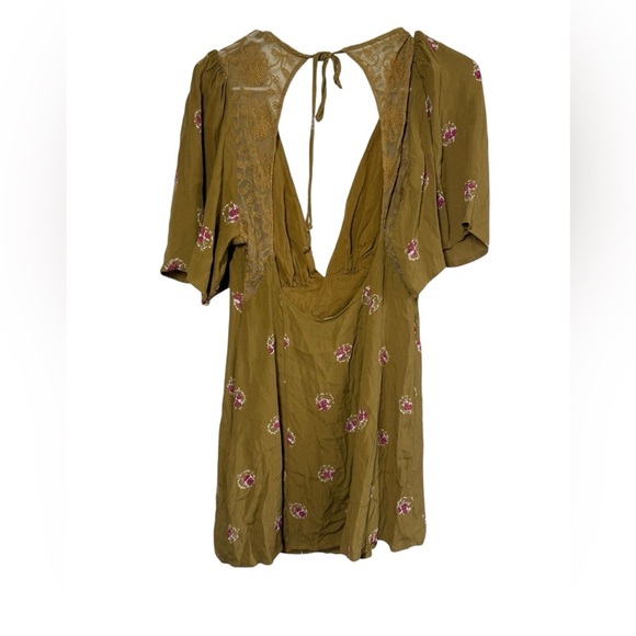 Free People Mockingbird Mini Dress Size 6 - Picture 6 of 9